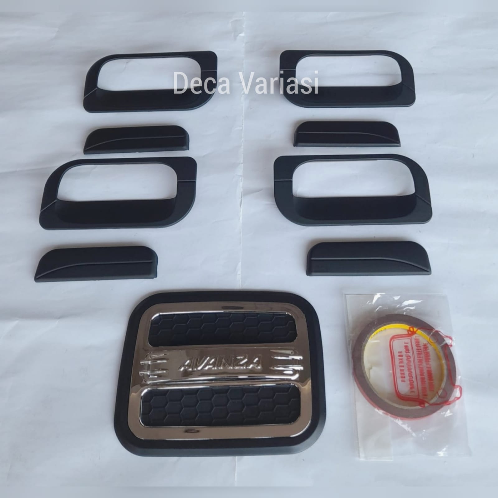 Paket Outer Door Cover Handle Pegangan Pintu Tank Cover New Avanza 2004