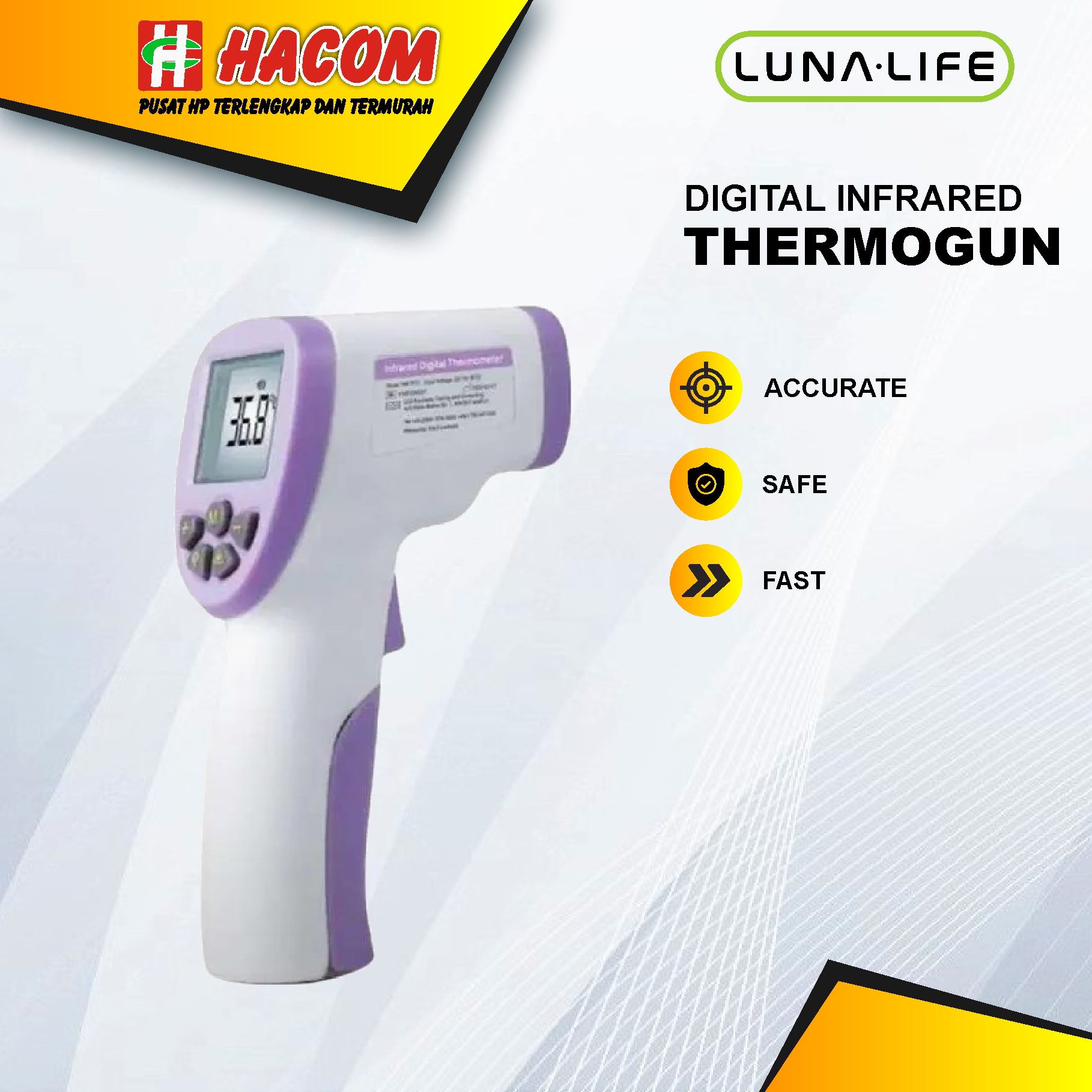 Thermogun Luna Life Thermogun Digital Infrared Lazada Indonesia