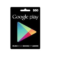 GOOGLE PLAY GIFT CARD US $50