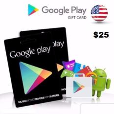 Google Play Gift Card US Region - US$25 - Digital Code