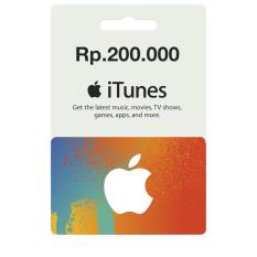 iTunes Gift Card Indonesia / IGC Rp. 200.000