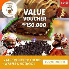 Pocoyo Value Voucher 150ribu (Waffle & Hotdog)-Duta Mall Banjarmasin