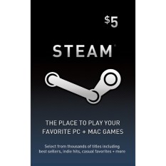Valve Steam Wallet US 5$ - Digital Code