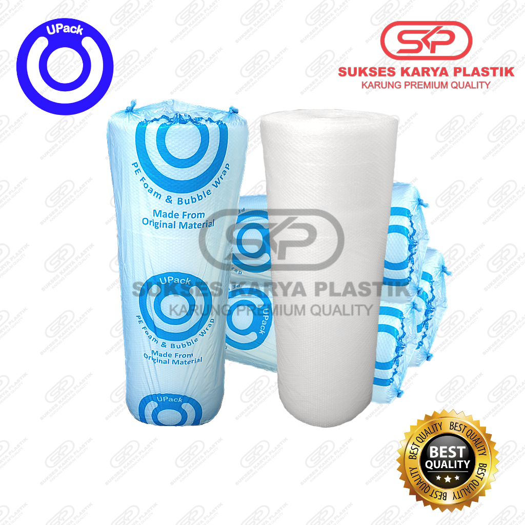 Plastik Bubble Wrap Roll Lebar Cm Panjang Meter Bening Merek