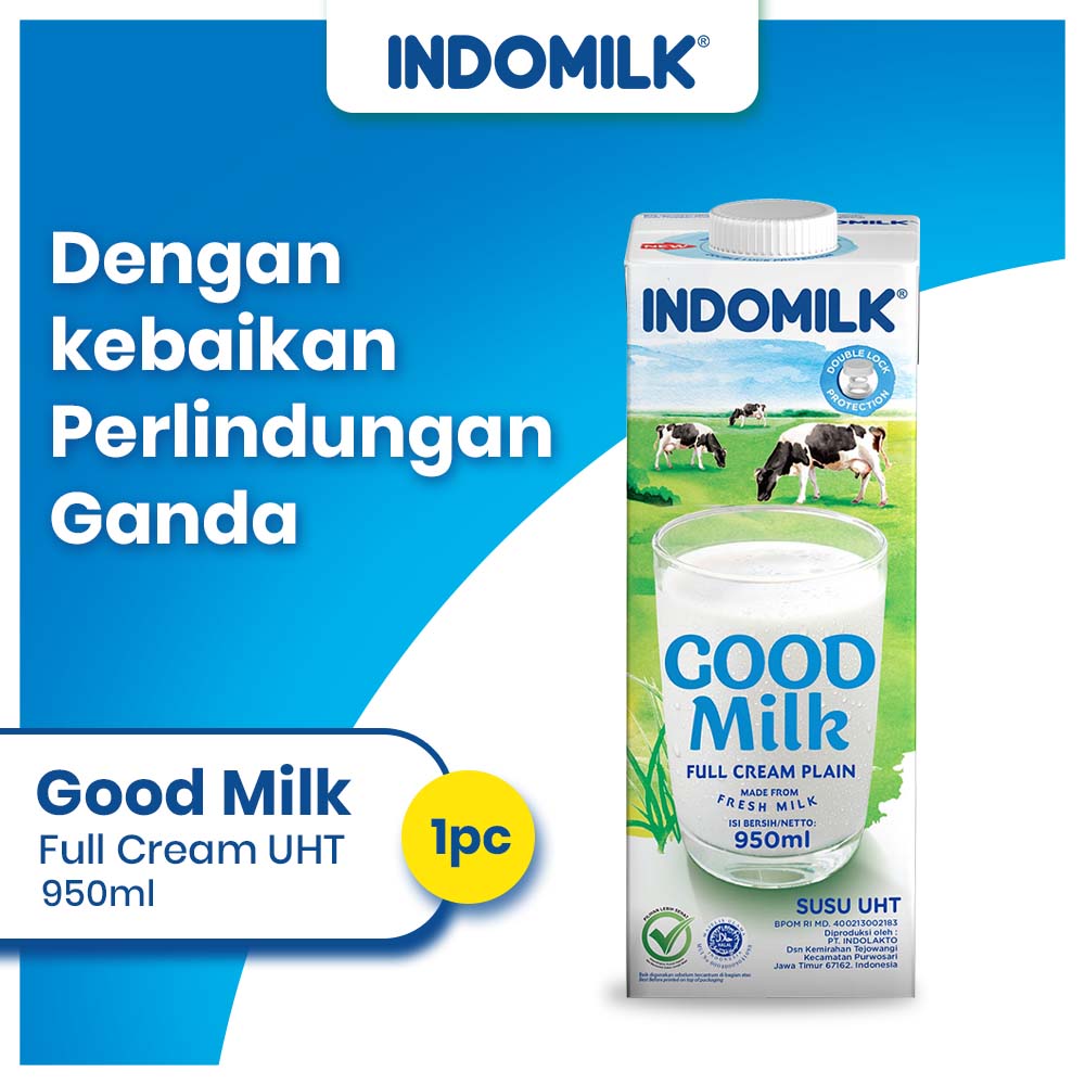 Indomilk Full Cream Goodmilk Uht Ml Lazada Indonesia