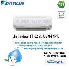 AC DAIKIN SPLIT FTKC25QVM4 1 PK (INVERTER) - Putih