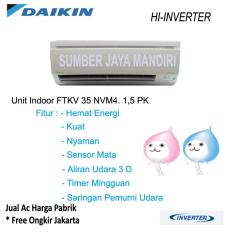 Ac Daikin Split FTKV35NVM 1,5 PK (HIGH INVERTER) - Putih