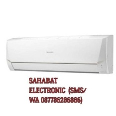 AC SHARP SPLIT 1PK R32 AH 09 SEY+PASANG LENGKAP