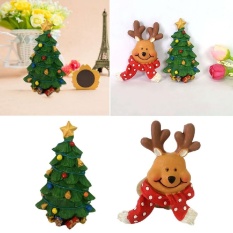 Kreatif Kartun Anak-anak Kawaii Decoration Moose Pohon Natal Kecil Souvenir Magnet Magnetic Label Kulkas-Intl