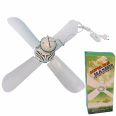 EELIC JM-590 12 Watt Mini Fan Kipas Angin GANTUNG 4 Baling Baling Multifungsi