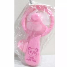 Kipas Angin Manual Pencet Besar Kipas Angin Murah Mainan Lucu - Pink