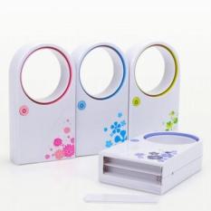 GMT Kipas Duduk Mini AC Bladeless Portable Fan Port USB Dan Baterai
