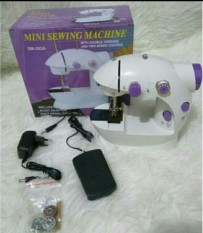 Mesin Jahit Mini Portable SM 202 A dengan lampu