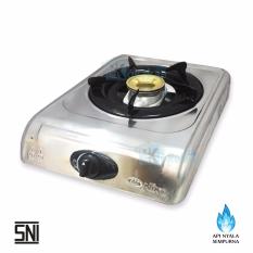 Niko Kompor Gas Satu Tungku NK-1SN Stainless - Silver