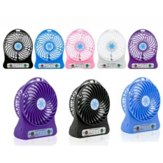 Portable Mini Fan Rechargeable Kipas Angin Pendingin Recharge Cas Kecil -Random