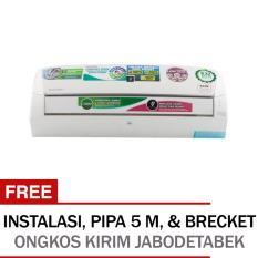 SHARP - AC - Split - 1 PK - Plasmacluster Generator HD - Powerfull JetStream - Coanda Gentle Cool Air - Putih - AH-AP9SHL