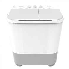 Sharp Mesin Cuci Twin Tube 8 KG Putih - ES-T85MW-BK/HK JABODETABEK