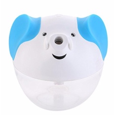 Zell Lucky Elephant Shape Portable Mini Humidifier Night Lamp USB Powered Air Humidifier - Biru