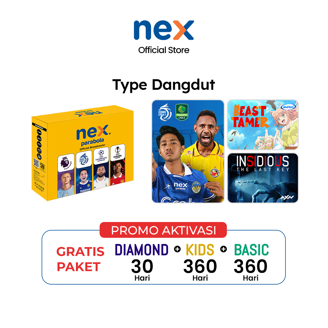 Nex Parabola Type Dangdut Kuning Lazada Indonesia