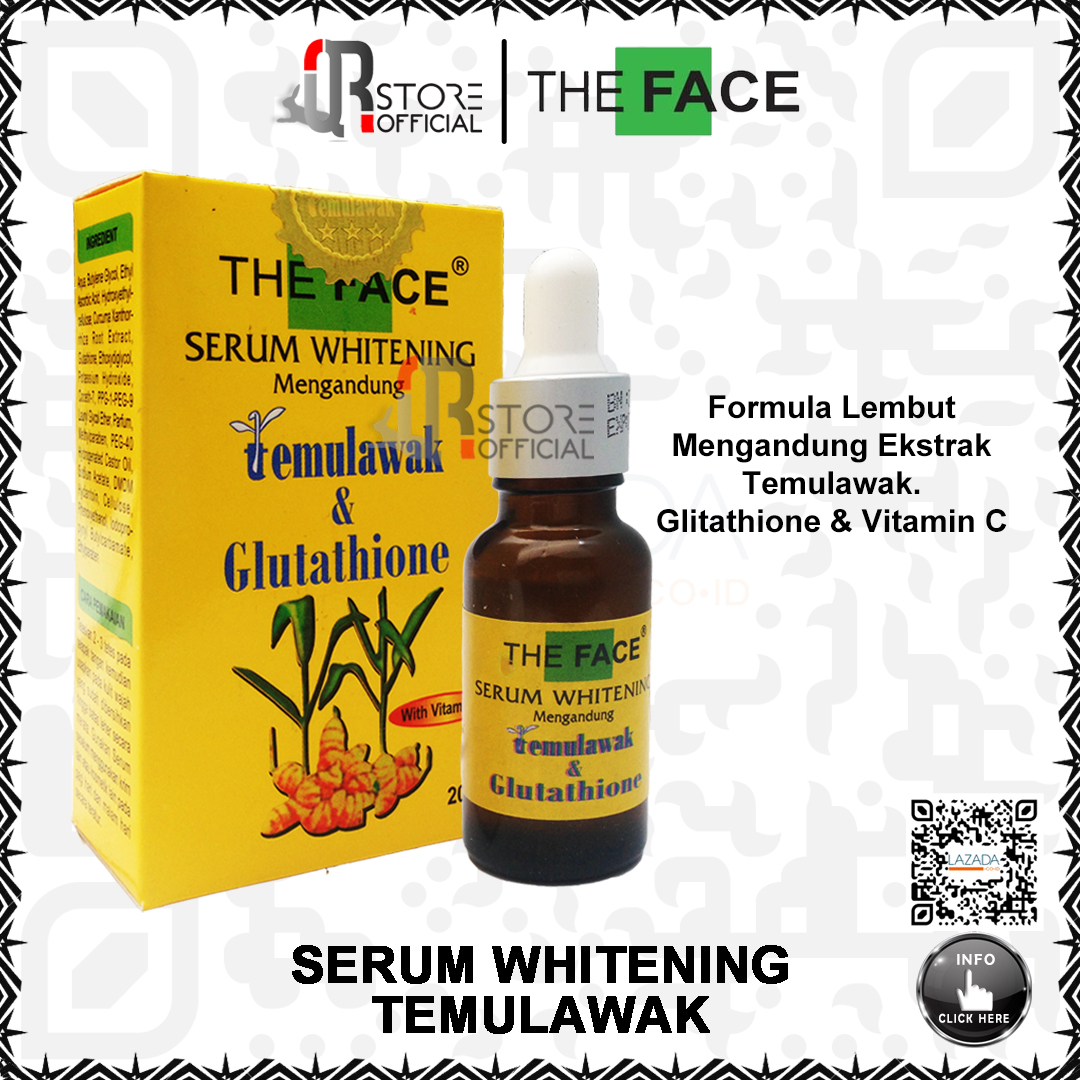 THE FACE SERUM TEMULAWAK WHITENING WITH GLUTATHIONE MENYAMARKAN FLEK