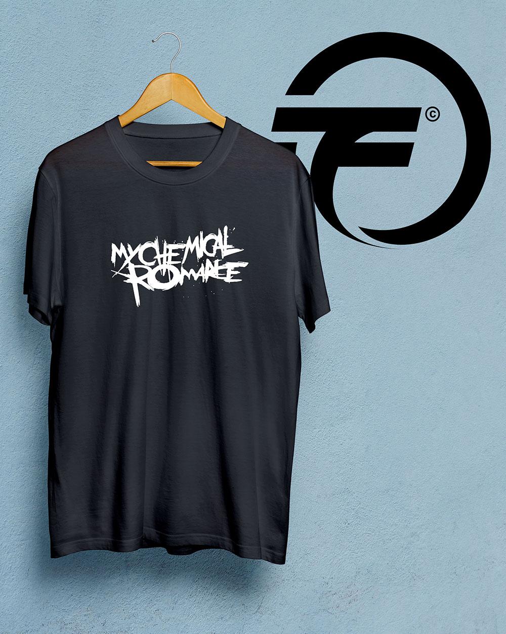 Kaos My Chemical Romance Logo Murah