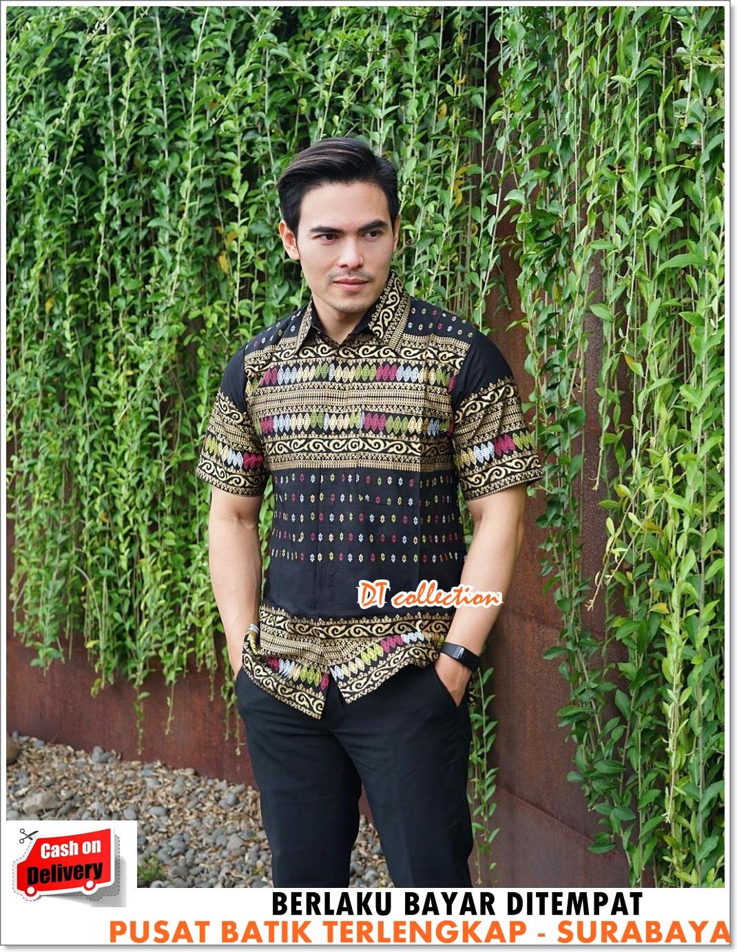 DT Collection - Kemeja Batik Pekalongan Pria Lengan Pendek