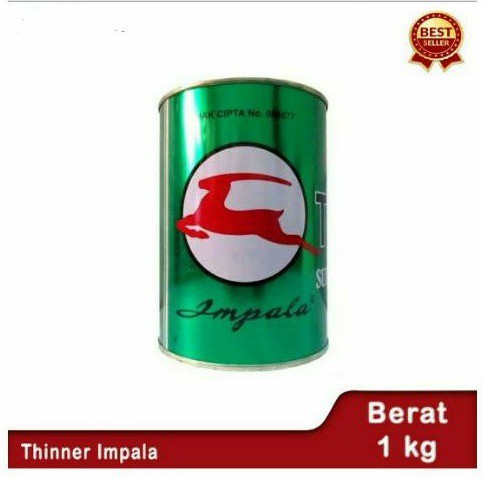 Thinner Tiner Thiner Impala 1 Liter Kaleng Hijau Lazada Indonesia