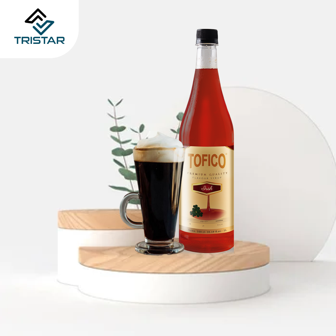 Tofico Irish Syrup Sirup Premium Rasa Kopi Moka Vanilla 1000 Ml