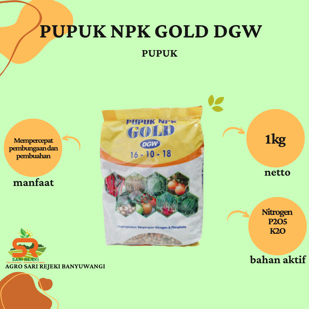 Pupuk Npk Gold Dgw Kg Lazada Indonesia