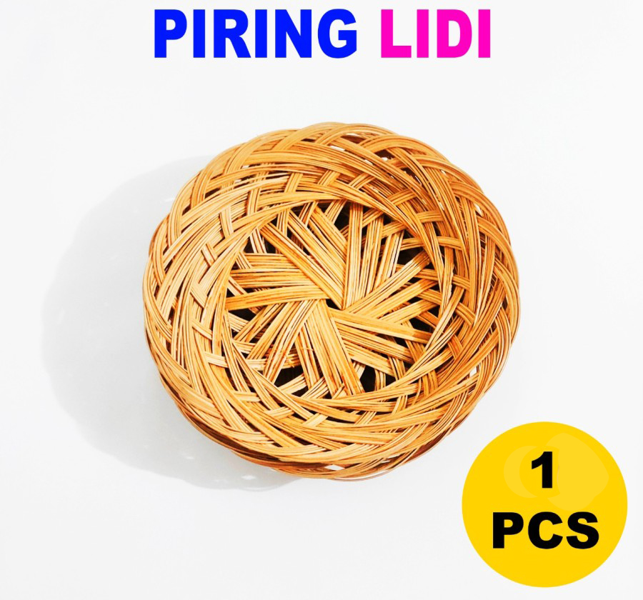 Piring Anyaman Rotan Bambu Piring Lidi 1 Pcs Lazada Indonesia