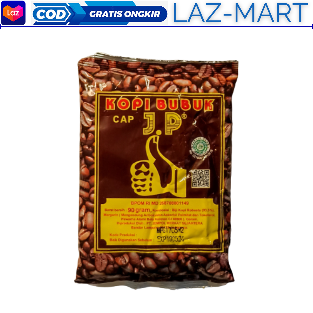 Kopi Cap Jempol J P Asli Lampung Kopi JP Original Robusta Kemasan 225