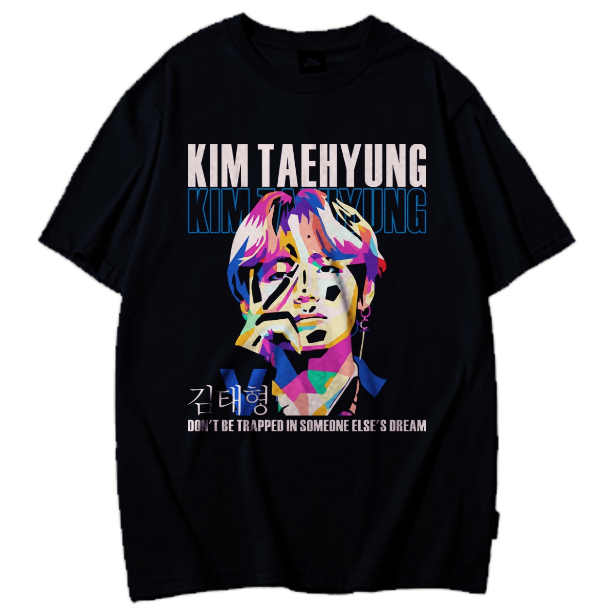 Baju Kaos Distro Kim Taehyung V Bts Lazada Indonesia