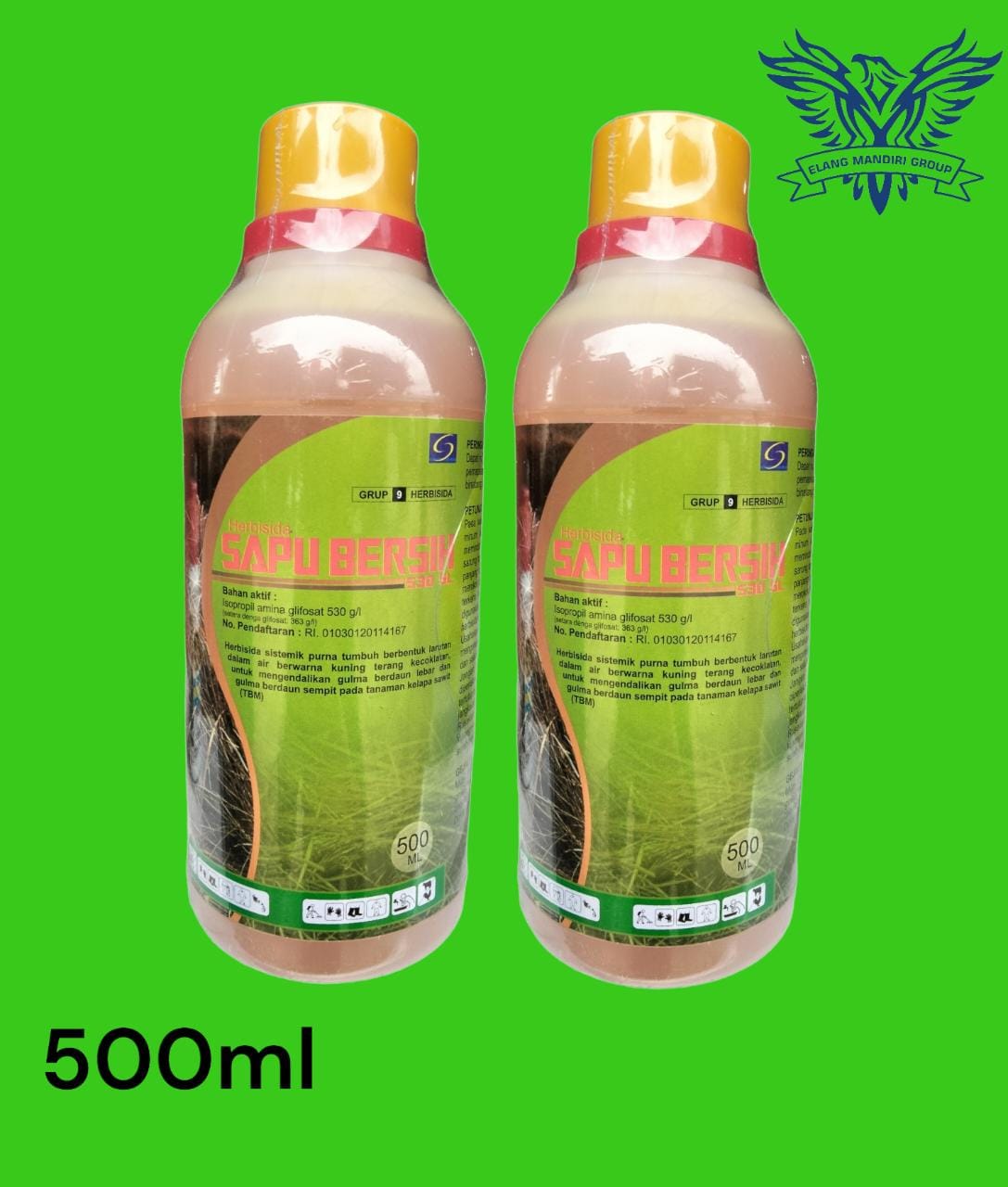 Herbisida SAPU BERSIH 530 SL 500ML Pembasmi Rumput Sistemik Sampai Ke