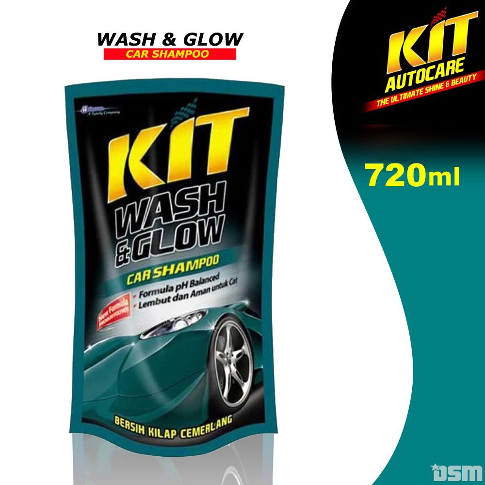 Cod Kit Wash Glow Pouch Ml Sabun Cuci Mobil Pengkilap Mobil