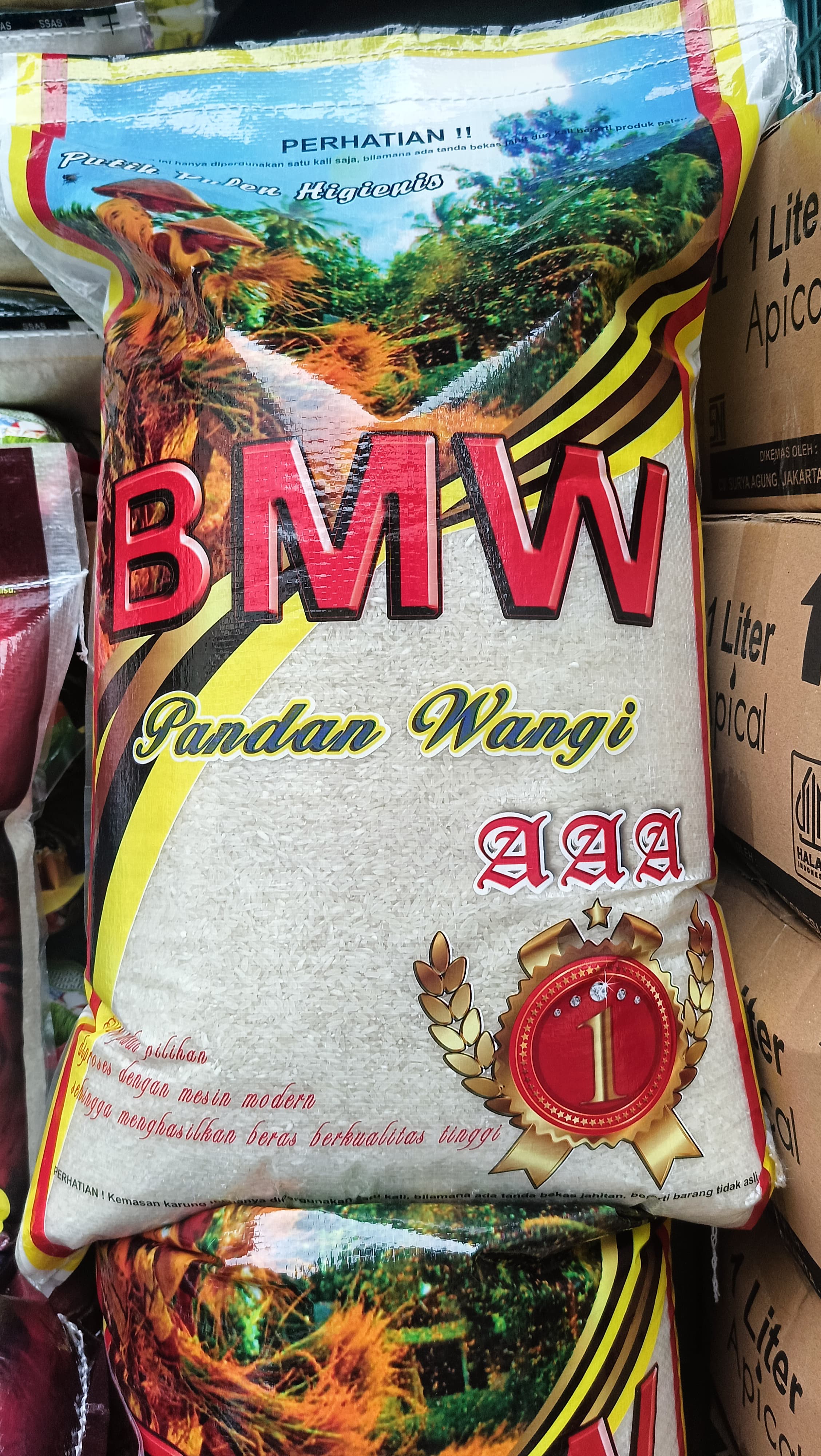 Beras BMW PANDAN WANGI PREMIUM Kemasan 20KG Lazada Indonesia