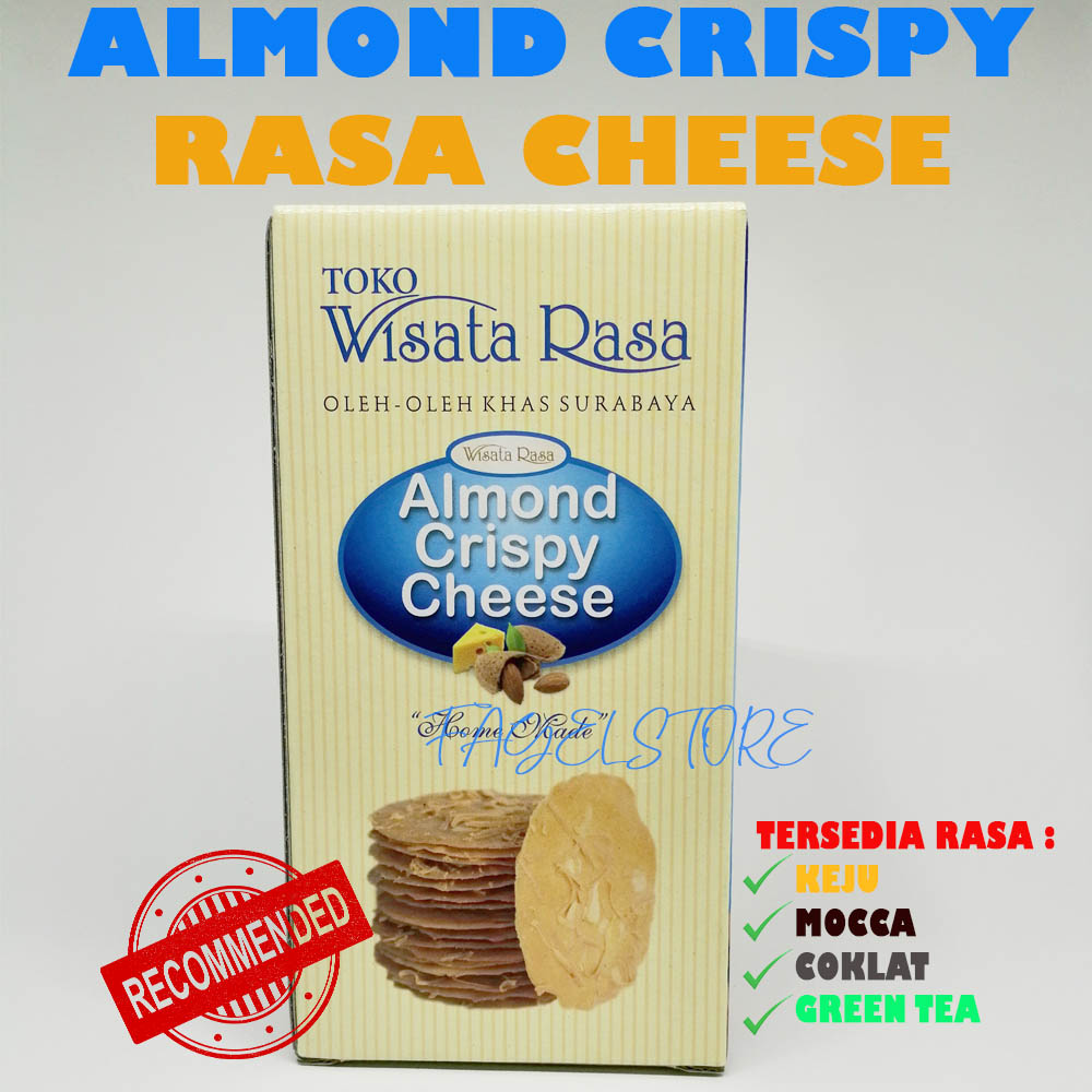 Wisata Rasa ALMOND CRISPY CHEESE Rasa Keju Oleh Oleh Khas Surabaya