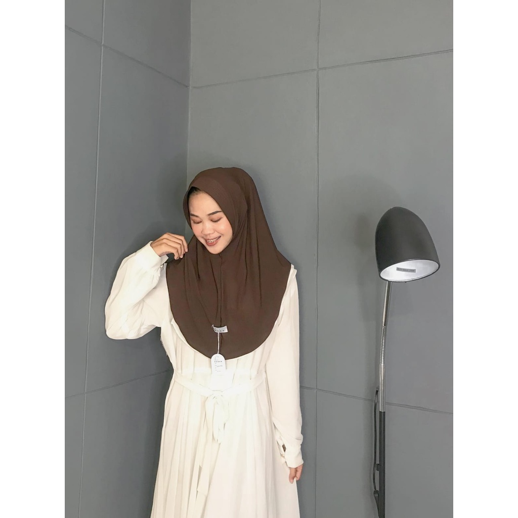 Hijab Bergo Hamidah Jersey Premium Bahan Beda Sama Yang Lain Dzevada