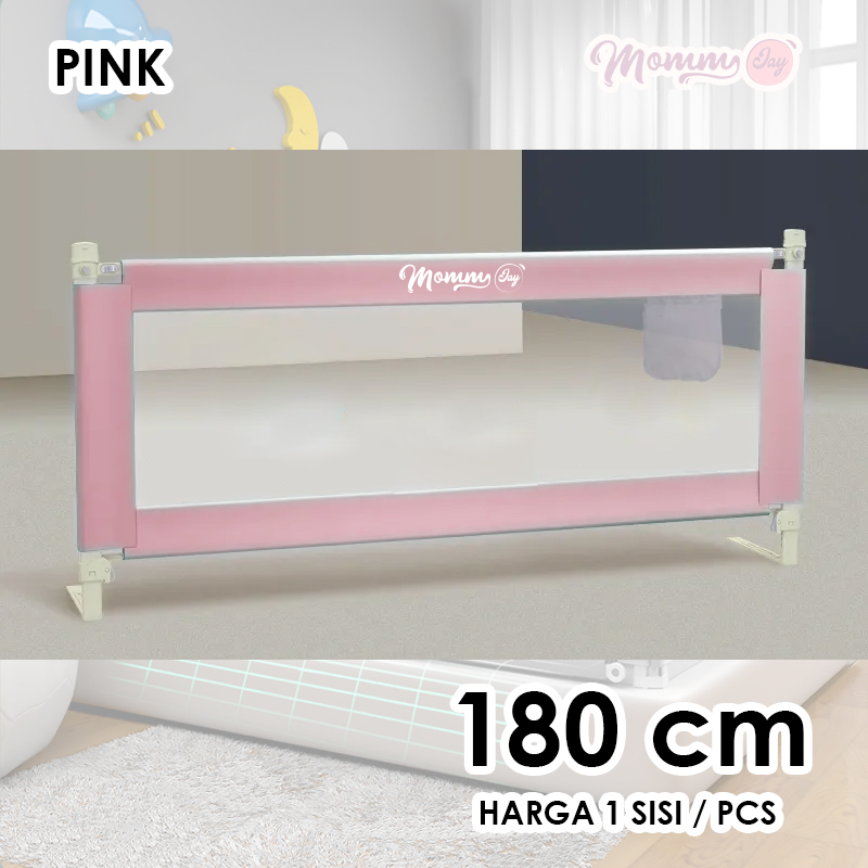 MOMMY JAY Baby Bedrail Bedguard Fence Pagar Pembatas Pengaman Kasur