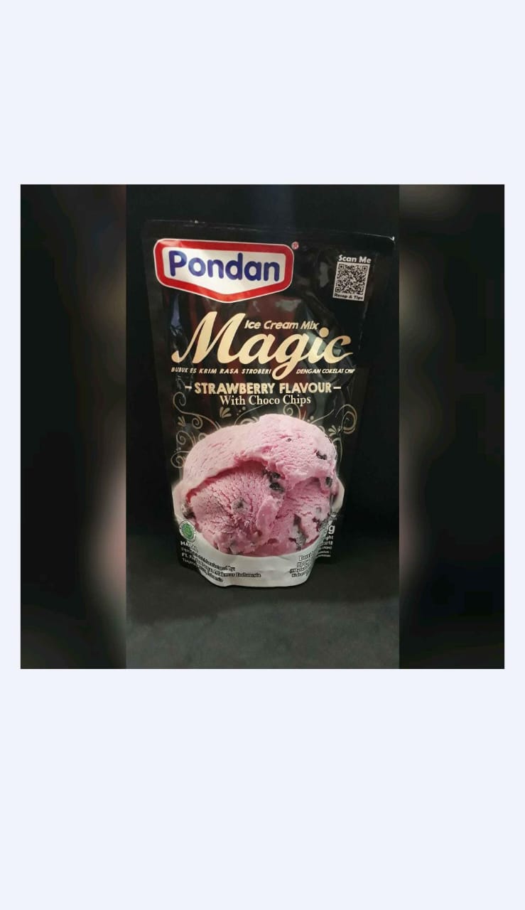 PONDAN ICE CREAM MIX STRAWBERRY WITH CHOCO CHIPS 160GR Lazada Indonesia