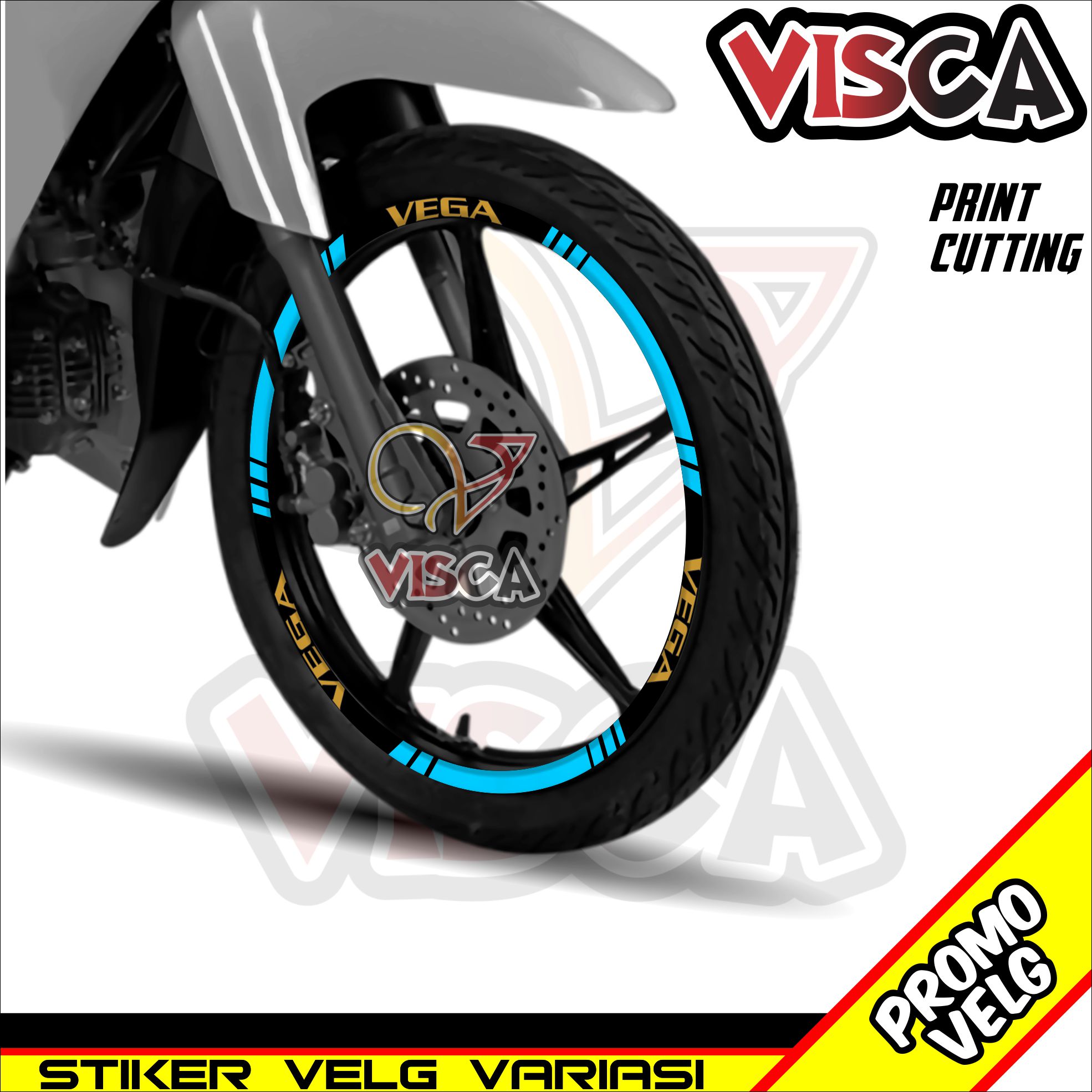 Stiker Velg List Velg Motor Cutting Sticker Velk Vega Variasi Vega 02