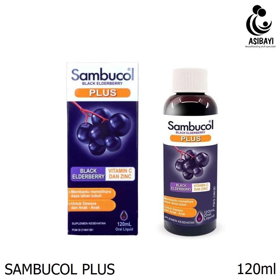 Sambucol Plus Vitamin C Dan Zinc Ekstrak Jus Buah Black Elderbery