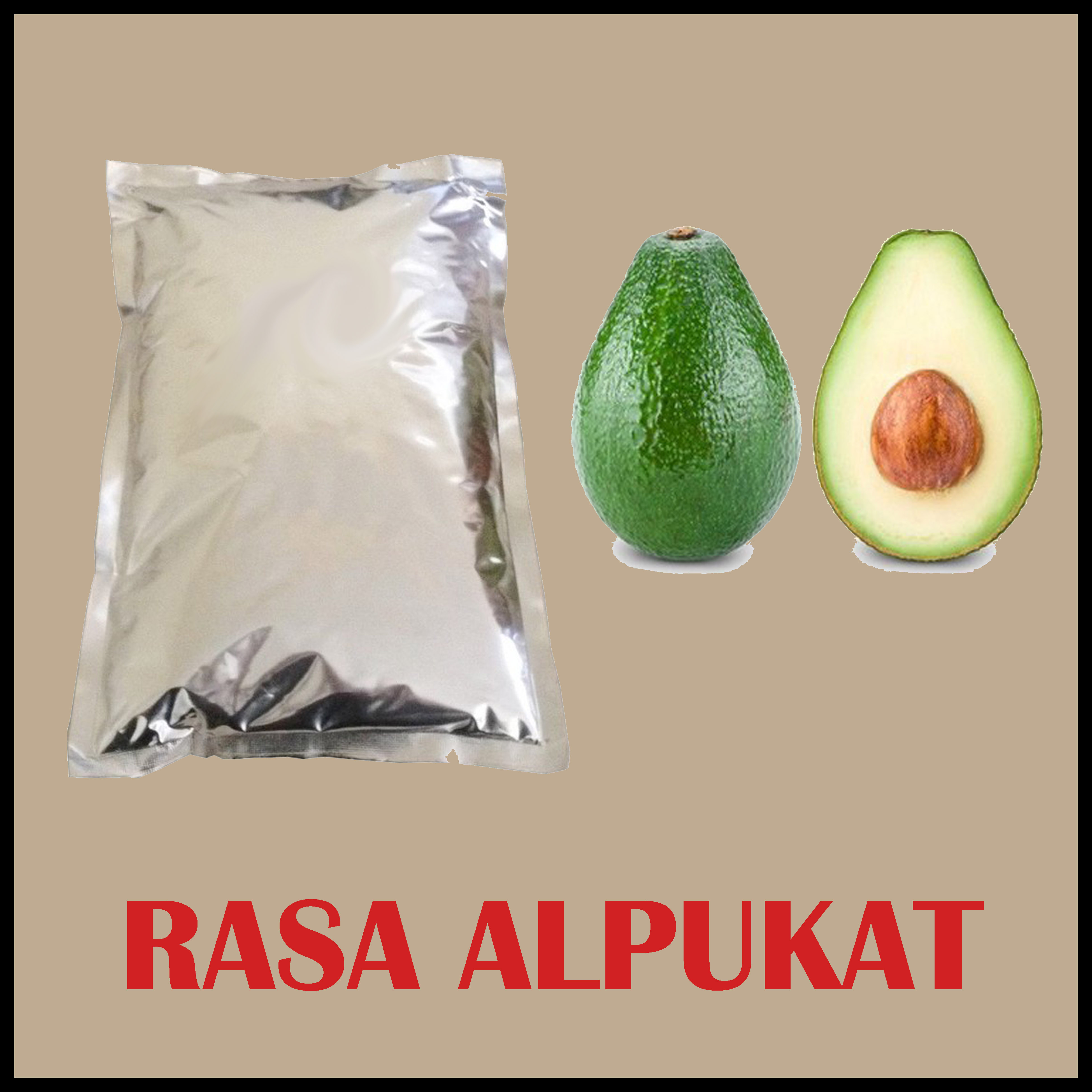 PER 500gr RASA AVOCADO MINUMAN SACHET MINUMAN JUALAN BUBUK MINUMAN