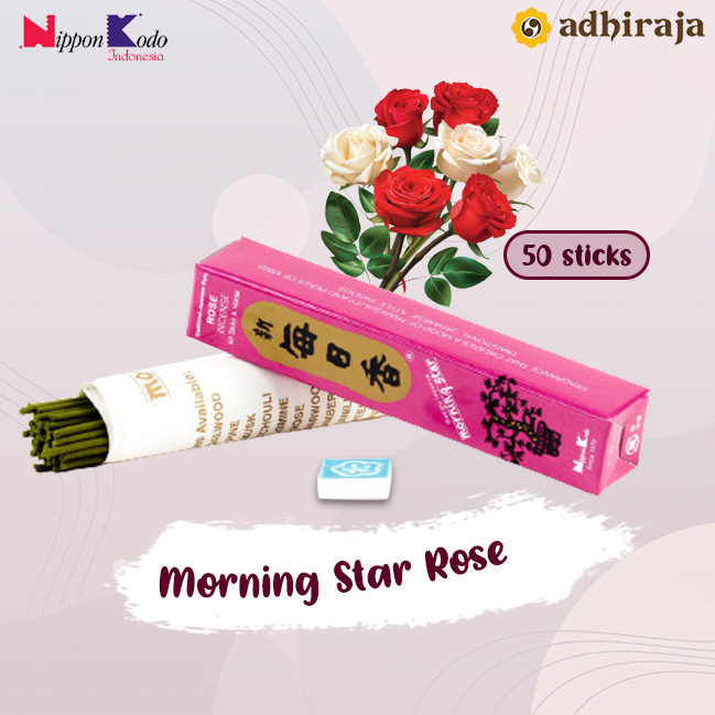 Dupa Hio Jepang Wangi Harum Aromaterapi Nippon Kodo Morning Star Rose