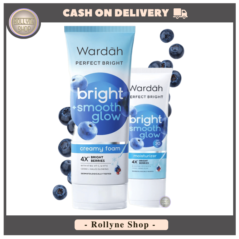 Paket Wardah Perfect Bright Creamy Foam Brightening Smoothing Ml