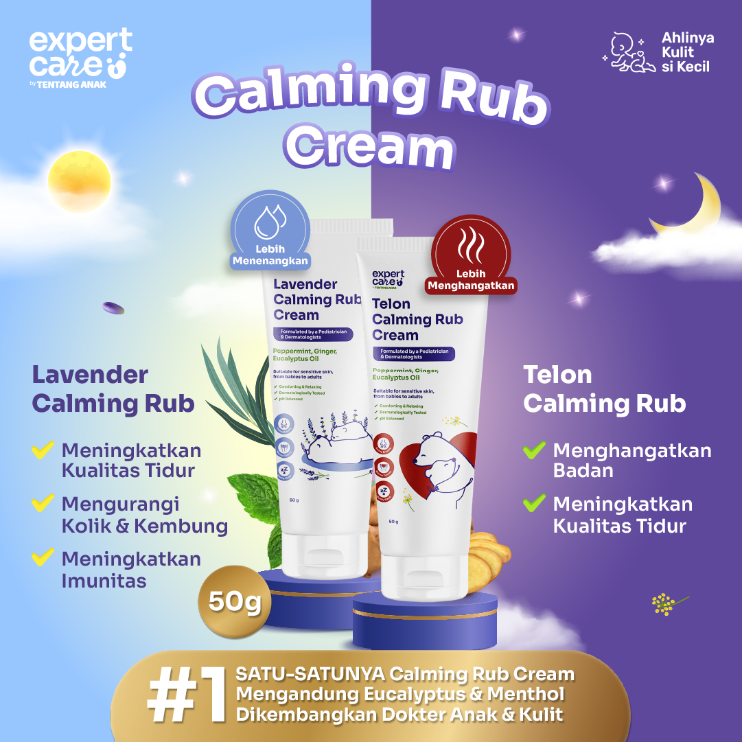 Expert Care Calming Rub Cream Aroma Telon Lavender Kuatkan Imun