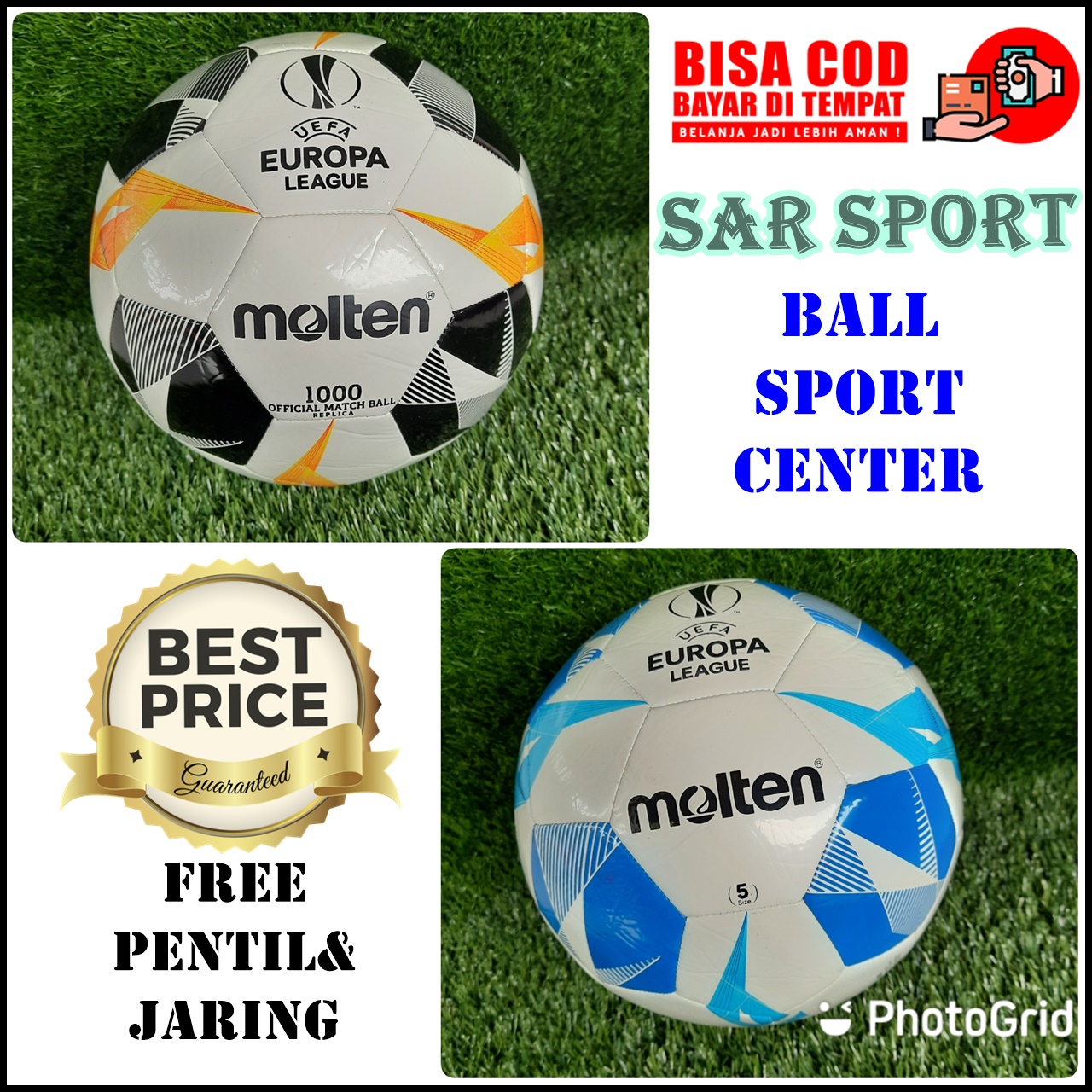 BOLA SEPAK MOLTEN 1000 EUROFA LEAGUE Lazada Indonesia