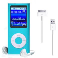 Player Musik 8GB MP3 MP4 Tipis Digital LCD Screen Radio FM Warna Biru