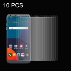 10 Pcs untuk LG G6 0.26mm 9 H Kekerasan Permukaan Tahan Ledakan Non-full Screen Tempered Glass Screen Film-Intl