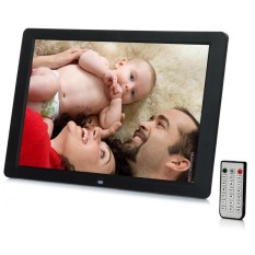 12.1 Inch LED Backlight HD 1280X800 Bingkai Foto Digital Elektronik Album Mp3 Mp4 Fungsi Penuh dengan EU Plug -Intl