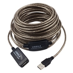 15 M USB2.0 Male To Female Aktif Repeater Ekstensi Extender Kabel-Internasional